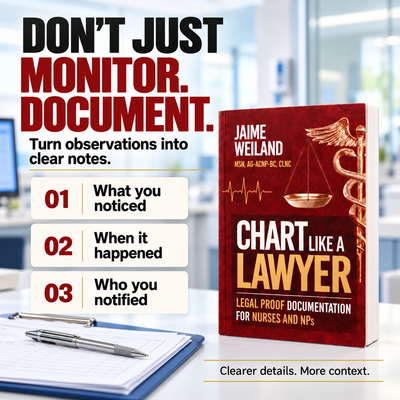 Chart Like a Lawyer: Legal-Proof Documentation for Nurses & NPs Book